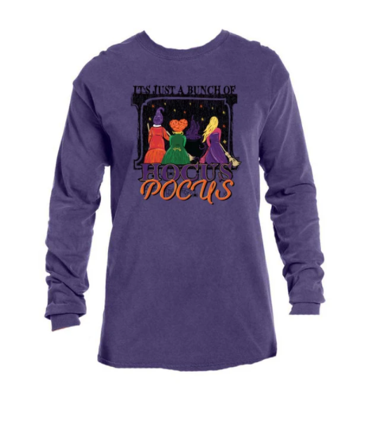 Jane Marie Just A Bunch Of Hocus Pocus Long Sleeve Tee- SMALL