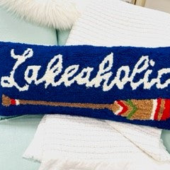Peking Handicraft Lakeaholic Lumbar Pillow