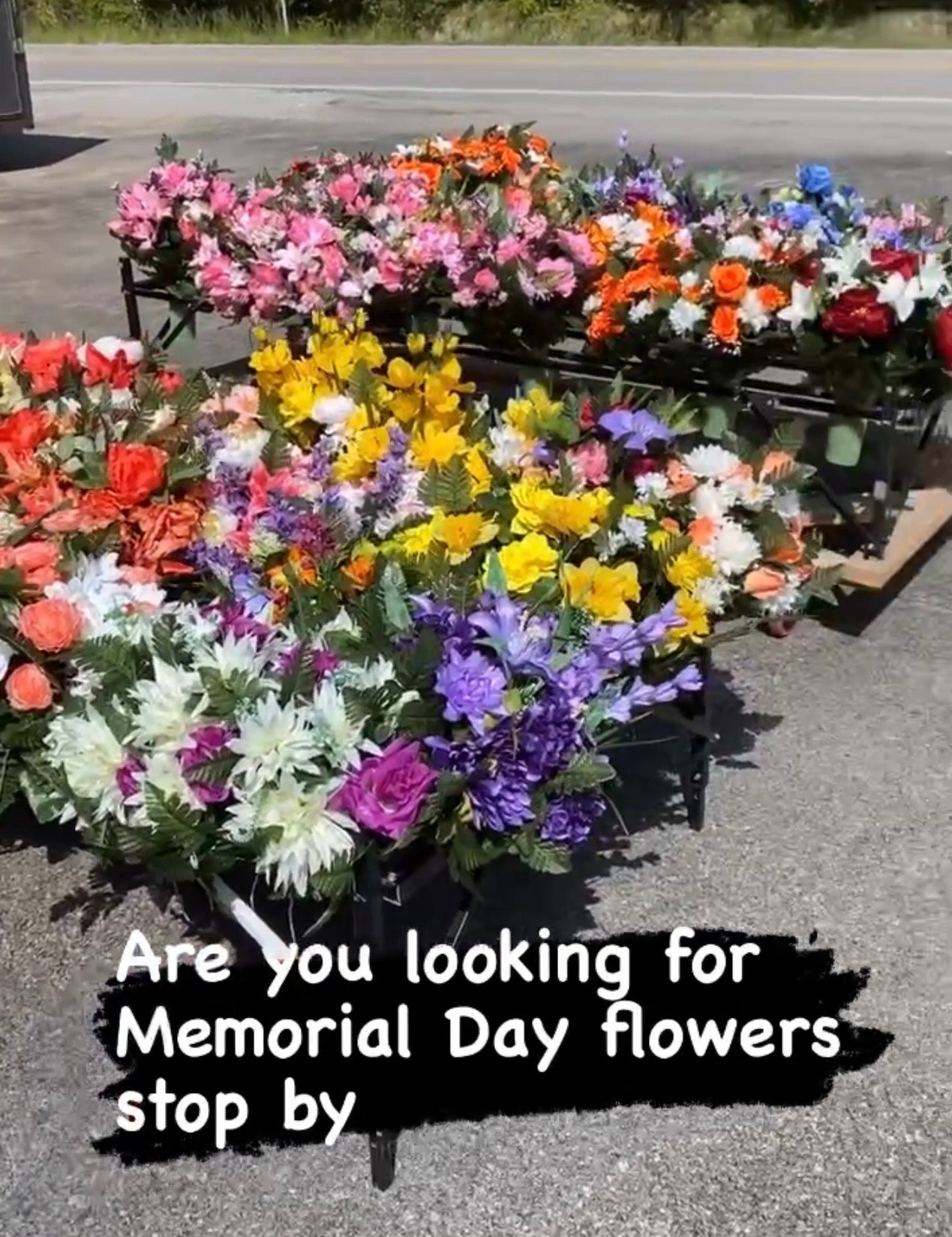 Memorial Cemetery Flowers
