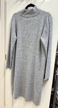 NAOMI KNIT LONG TUNIC GREY LARGE
