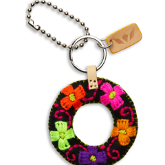 Consuela Felt Initial Keychain