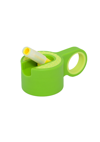 CITRUS ZINGER WATER BOTTLE 28 OZ. ORANGE dish washer safe- BUNDLED with 3 extra colored lids/straws@ infusion slicer