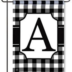Studio M 12.5 Garden Flag Monogram
