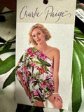 Charlie Paige Off the Shoulder Floral Romper