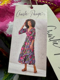 Charlie Paige Floral Maxi Dress MEDIUM