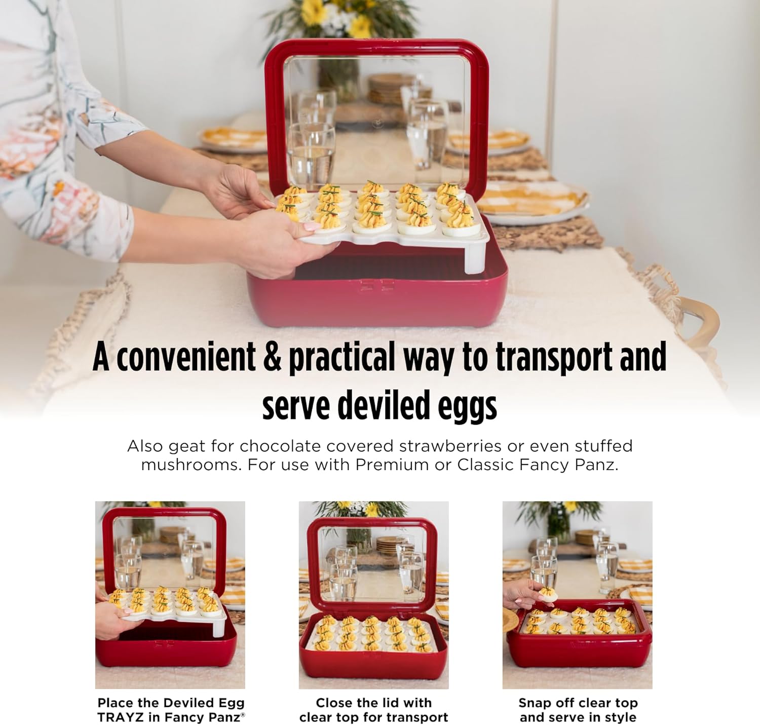 Fancy Panz Deviled Egg Trayz Insert