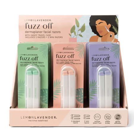 FUZZ OFF DEMAPLANER FACIAL RAZORS BY LEMON LAVENDER