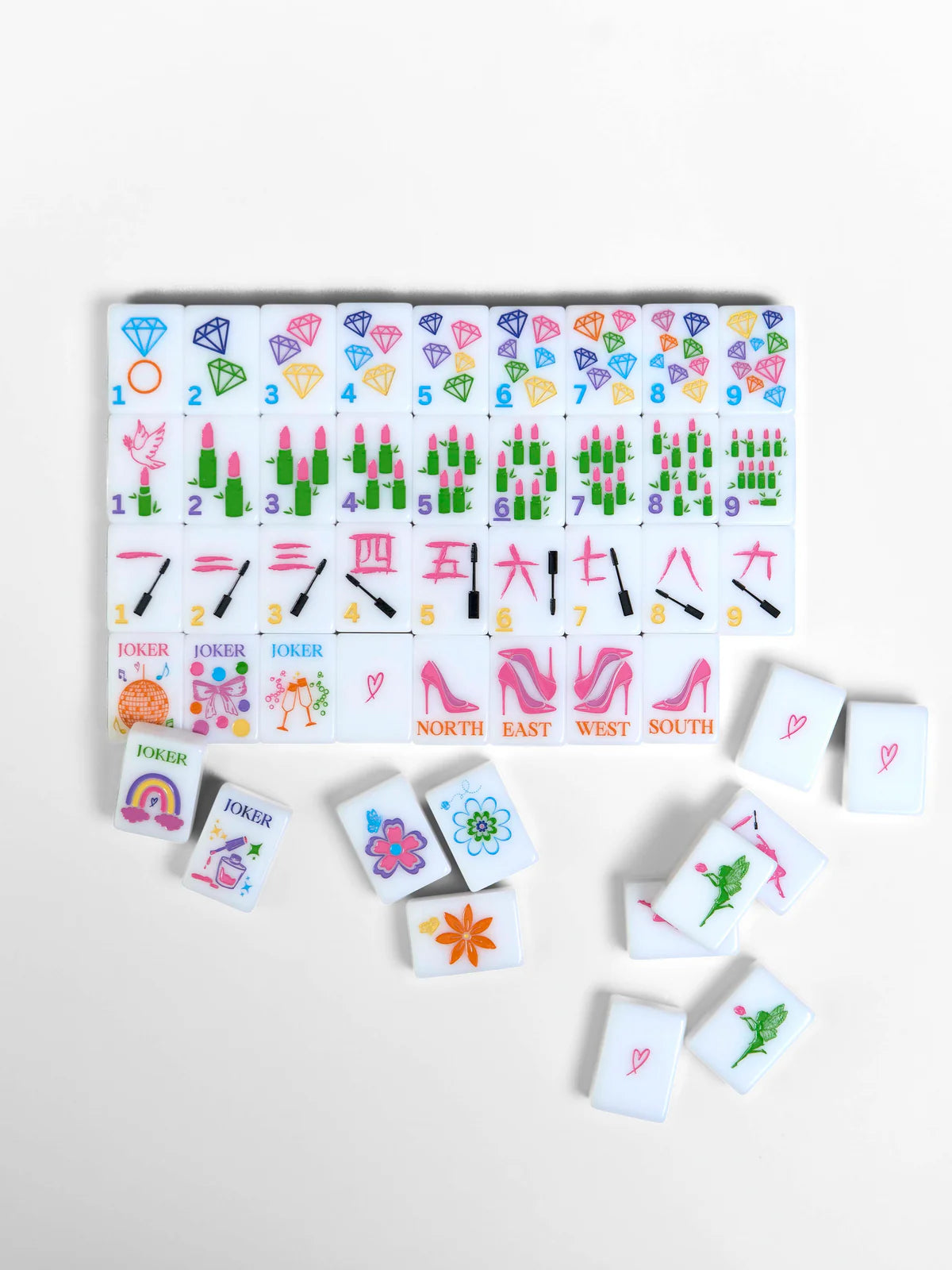 A Beautiful Line Mahjong Tile Set