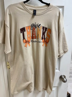 Fall Give Thanks Gildan XL T-Shirt