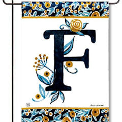 Studio M 12.5 Garden Flag Monogram