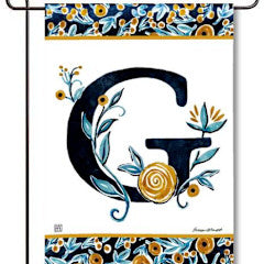 Studio M 12.5 Garden Flag Monogram