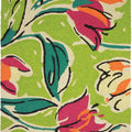 Jelly Bean Tulip Ensemble Indoor/Outdoor Rug 21"x33"